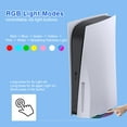 thumbnail image 4 of Vertical Stand for PS5 Slim Disc & Digital Edition PS5 Standing Base with RGB Lights Simple Anti-slip Accessories, 4 of 9