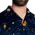 thumbnail image 5 of Virgo Constellation Men's Short Sleeve Button Down Casual Poplin Shirts for Summer Beach, Printed Design - Unisex, 5 of 6