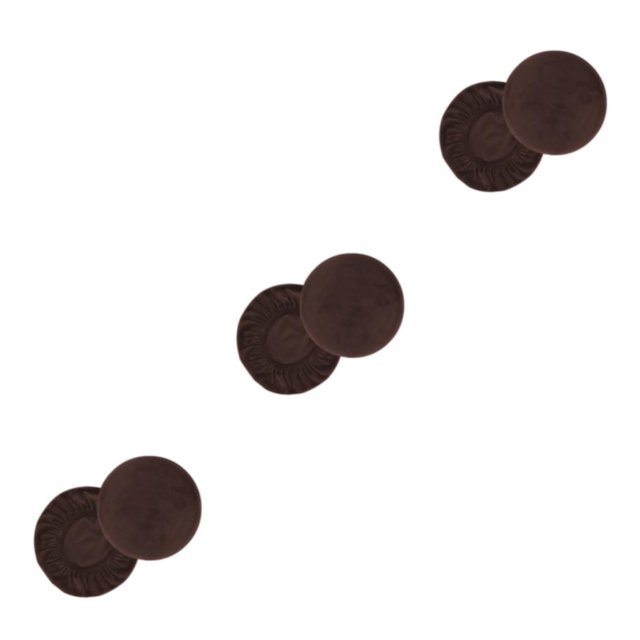 yingyy 1/2/3 2X Stool Cover Bar Supplies Dustproof Chair Covers Softness Handily Install Multipurpose Elasticity Extendable Gear Brown L 3PCS