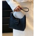 thumbnail image 3 of Casual PU Leather Shoulder Bag for Women Y2K Purse Totes Dumpling Top Handle Handbag Underarm Satchel with Chain, 3 of 7