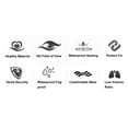 thumbnail image 3 of Diving Glasses, Multipurpose Black Snorkeling Goggles Gear High Transparency  for Water Activities, 3 of 8