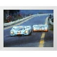 thumbnail image 2 of Stephen Chambers 24x19 White Modern Wood Framed Wall Art Titled - Porsche 917 Gulf 7, 2 of 6