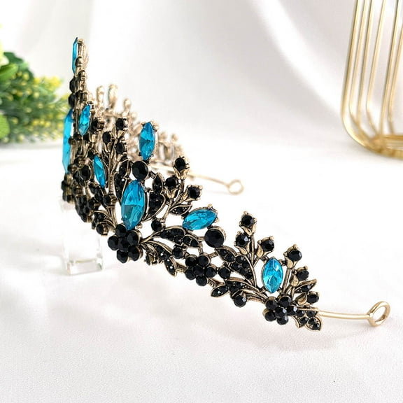 TAILTOSS Bridal Headpieces Bridal Headdress Circular Sky-Blue 1Pack