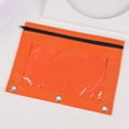 thumbnail image 4 of Hexang Pencil Pouch 2 Pack 3 Holes Zipper Pencil Pouches In Assorted Colors Sturdy And Cloth Pencil Holder With Clear Window For School College Supplies, 4 of 4