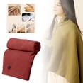 thumbnail image 2 of USB Heated Blanket for Car Camping Outdoor Use Portable Warming Throw Soft Washable Cozy Body Cover, 2 of 9
