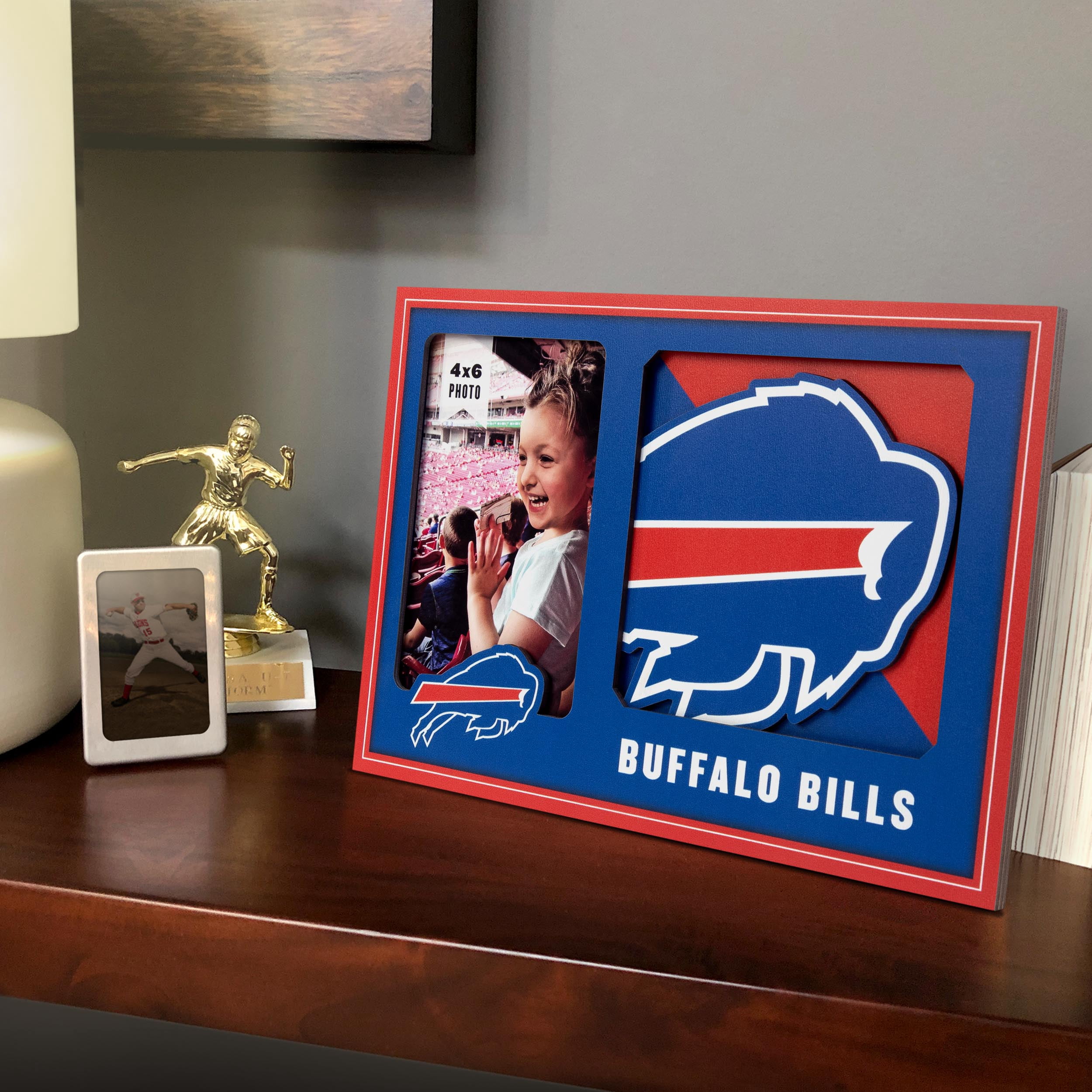 Buffalo Bills 3D Logo Picture Frame