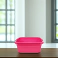 thumbnail image 3 of OULII 1Pack Versatile Design Portable Wash Basin in Red Plastic for Household Use 33in Long, 3 of 7