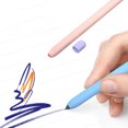 thumbnail image 4 of Ourlova Silicone Case Anti-scratch Anti-knock Contrast Color Pen Protective Sleeve Compatible For Galaxy Tabs6 Lite, 4 of 9