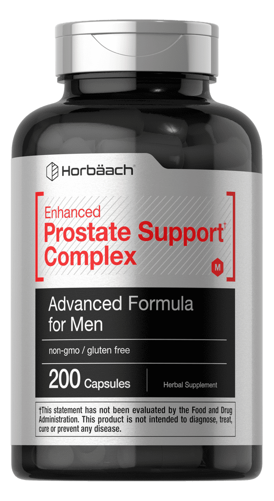 Enhanced Prostate Supplement for Men | 200 Capsules | by Horbaach