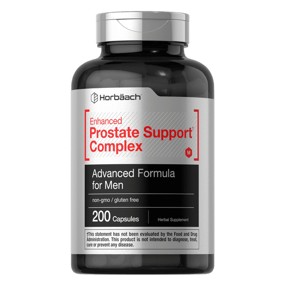 Enhanced Prostate Supplement for Men | 200 Capsules | by Horbaach