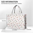 thumbnail image 3 of Large Capacity Tote Bag,Rainbow Princess Carriage Pattern Handbag Fashion Luxury Tote Bag,15.7"x13"x 5.1" Inches,Laptop Compatible, 3 of 6
