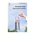thumbnail image 5 of Botella de agua aromatizada yuxing 650 ml rosa con pajita, 5 of 5