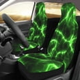 thumbnail image 3 of Fotbe Green Lightning Pattern Automotive Seat Covers for Cars Trucks and SUVs – Car Seat Covers for Front Seats,Protective Seat Covers,Vehicle Seat Covers, Set of 2, 3 of 9