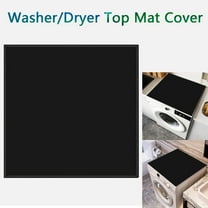 Non-Slip Washer Dryer Mat Cover |Dust-Proof Top Protector for Laundry Machines.