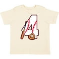 thumbnail image 3 of Inktastic Baseball Fourth Birthday Four Years Old Boys or Girls Toddler T-Shirt, 3 of 5