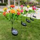 thumbnail image 4 of Wosthever Luces de flores con energía solar, luces decorativas para césped al aire libre, luz solar para césped de rosas, jardín y patio Iluminación y accesorios Púrpura, 4 of 6
