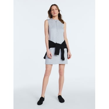 Scoop Women's and Women's Plus New Scubaknit Moto Dress, Sizes XS-4X