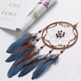 thumbnail image 4 of Monfince Indian Catcher Wind Chime Ornaments Bedroom Decoration Graduation Gift Blue 25.6", 4 of 9