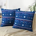 thumbnail image 3 of LALILO Throw Pillow Covers Ethnic Aztec African Ethnic Art Cushion Cover 18" x 18", 2 Pack, 3 of 6
