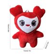 thumbnail image 2 of Lindo llavero de muñeca 10cm Momo muñeca llavero colgante encantadora muñeca de dibujos animados para Fans, 2 of 6