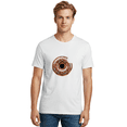 thumbnail image 2 of Chocolate-Donut-5 Mens Graphic Tee, 100% Cotton, Casual Summer Wear, 2 of 2