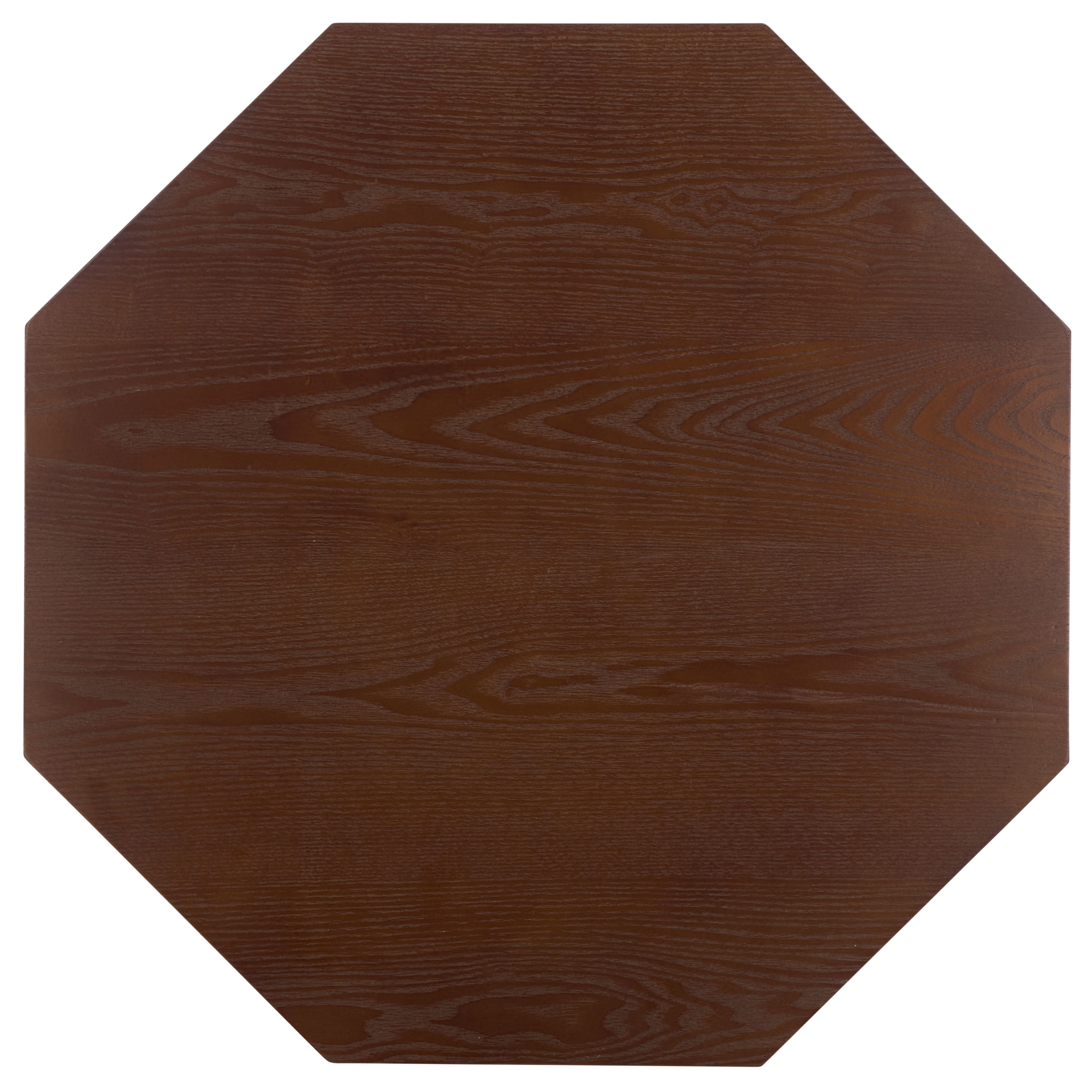 Safavieh Maraki Glam Octagon Ash Veneer Coffee Table, Walnut