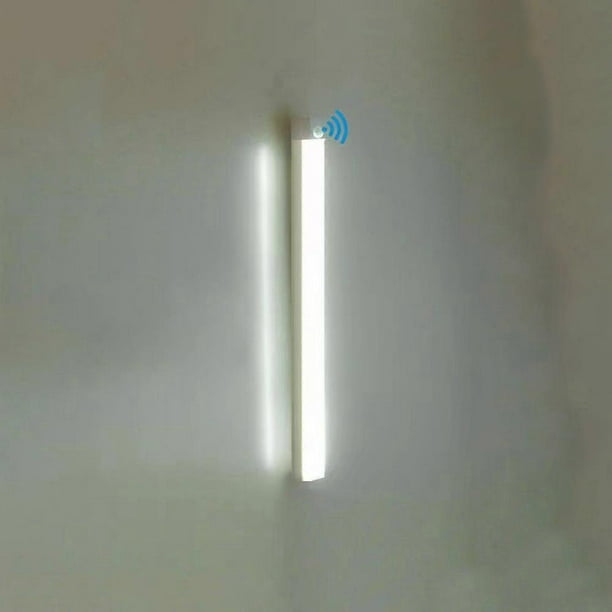 30cm 3W Magnetic Cabinet Light USB Rechargeable Night Lamp Human Body Sensor Light Strip - Warm Ligh
