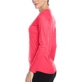 thumbnail image 3 of Women's UPF 50+ Sun Protection Long Sleeve T-Shirt Cool Fast Dry Rashguard Hiking Shirts Athletic Tops, 3 of 7