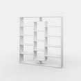 thumbnail image 6 of Ada Home Decor Multiple Tier Open Shelf Bookcase, 14- Cube Storage, White, 6 of 7