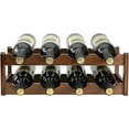 thumbnail image 6 of BALANBO Bamboo Wine Rack 2 Layer 8 Bamboo Wine Shelf Wine Cabinet Display Stand for Home Living Room Kitchen Bar Solid Wood - Manual Assembly, 6 of 9