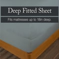 thumbnail image 4 of Allswell 4-Piece Soft & Silky Luxury 100% TENCEL™ Sheets Set, Slate, King, 4 of 7
