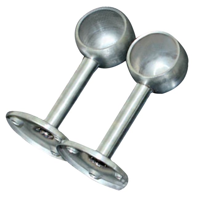 Soporte de cortina para armario Sunnimix de acero inoxidable 2 piezas Tamaño 3