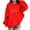 Red, variant on WOYY Toddler Girls Oversized Hoodie Letter Print Pullover Hooded Sweatshirt, Sizes 3-4T