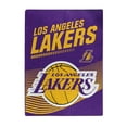 thumbnail image 4 of Los Angeles Lakers Northwest NBA Officially Licensed Raschel Throw Blanket - 60" x 80", 4 of 5