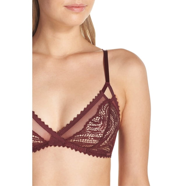 Calvin Klein Women's Siren Unlined Triangle Bra, Phoebe, M