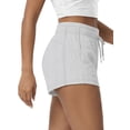 thumbnail image 3 of Sundazz Womens Sweat Shorts High Waisted Running Gym Workout Shorts Summer Casual Shorts with Pockets,White-Floral,M, 3 of 9
