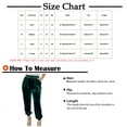 thumbnail image 3 of XFLWAM Womens Elastic High Waist Gold Velvet Trousers Casual Baggy Sweatpants Comfort Lounge Joggers Pants with Pockets Black S, 3 of 6