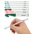 thumbnail image 2 of Oubit DIY Weaving Crochet,7Pcs Crochet Set Hollow Color Crochet Knitting Tool Unparalleled Experience, 2 of 9