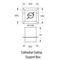 thumbnail image 3 of M & G Duravent 4PVP-CS 4 Inch  Pelletvent Pro Cathedral Ceiling Support Box  Includes Trim And Clamp, 3 of 5
