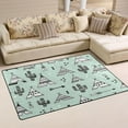thumbnail image 2 of Western Aztec Cactus Area Rugs Colorful Large Non-Slip Floor Mat Decorative Carpets Doormat for Kitchen Living Dining Dorm Playing Room Bedroom 31 x 20inch, 2 of 7