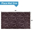 thumbnail image 4 of Drymate Pet Bowl Placemat, Dog & Cat Food Feeding Mat - Absorbent Fabric, Waterproof Backing, Slip-Resistant - Machine Washable/Durable (16” x 28”) (Paw Path Tan), 4 of 6