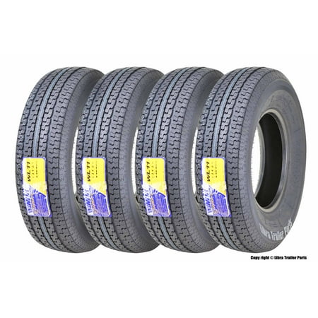Set of 4 New Premium WINDA Trailer Tires ST235/80R16 Radial 10PR Load Range E w/Side Scuff