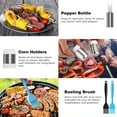 thumbnail image 4 of Mistaha 41-Piece BBQ Accessory Kit with Thermometer and Meat Injector Heavy Duty Complete Stainless Steel, 4 of 8