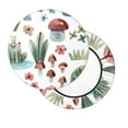 thumbnail image 7 of Uemuo Frog and Forest Plants Pattern Round Bar Stool Seat Covers Washable Stool Cushion Slipcover Elastic Bar Chair Covers-, 7 of 7