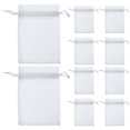 thumbnail image 2 of Here's a polished and professional product description for your **50pcs White Organza Drawstring Bags**:\n\n \n\n**50pcs White Organza Drawstring Bags –, 2 of 4