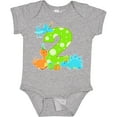 thumbnail image 3 of Inktastic Dinosaur Party-second Birthday Boys or Girls Baby Bodysuit, 3 of 5