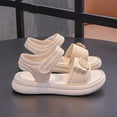 thumbnail image 2 of Xijirk Girls' Cute Open-Toe Sandals Soft-Sole Summer Shoes for Beach Play & Daily Wear,4-4.5 Years, 2 of 9