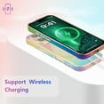 thumbnail image 5 of MYKOMI for iPhone 16 Pro Case 6.3 inch,Cute Colorful Iridescent Plating Edge Case with Love Hearts Pattern,Camera Lens Protection Shockproof Phone Case for Women Girls, 5 of 9