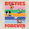 thumbnail image 3 of Disney - Pluto, Donald Duck, Mickey & Goofy - Besties Forever - Youth Crewneck Fleece Sweatshirt, 3 of 5