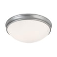 thumbnail image 2 of 14 Inch 3 Light Flush Mount In Modern Style 14 High By 4.25 Wide-Matte Nickel Finish Capital Lighting 2034Mn, 2 of 2